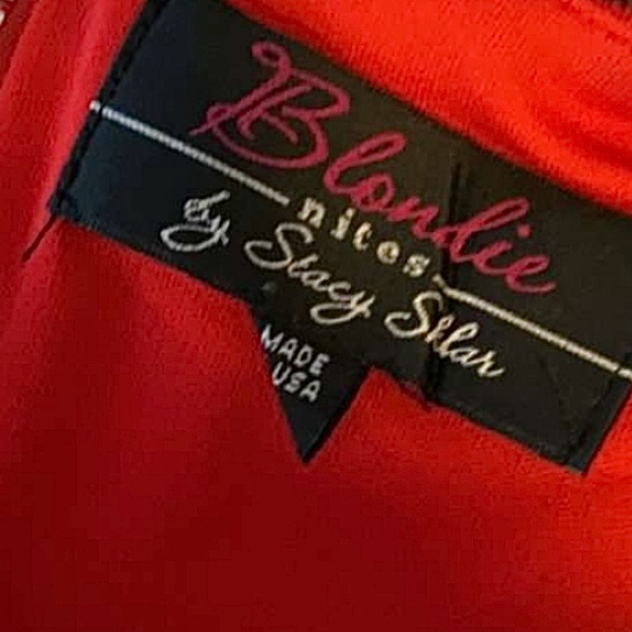 Red 2 Piece Prom Dress - Picture 6 of 6